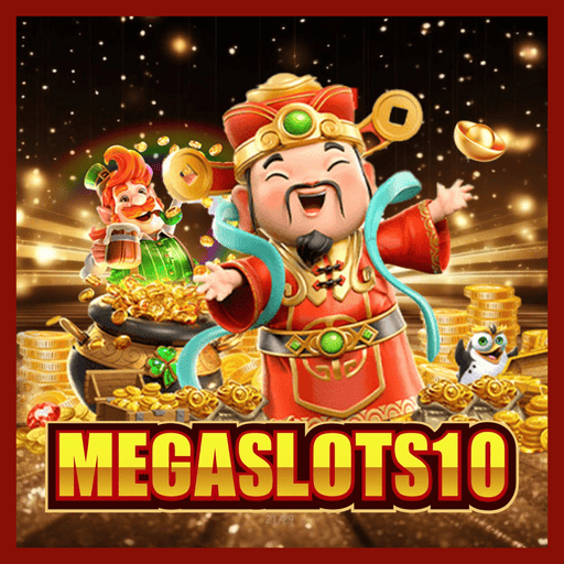 Imagem promocional da MEGASLOTS10 mostrando a plataforma e suas vantagens